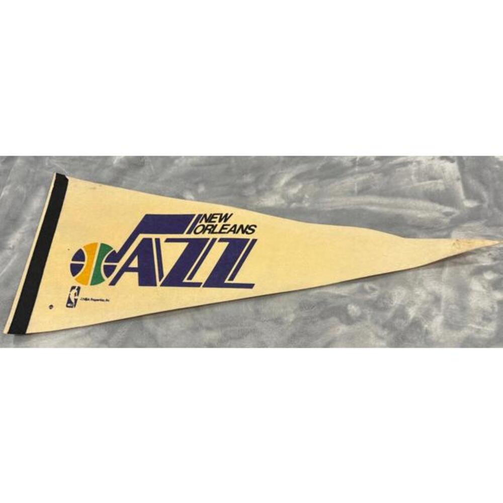 Vintage Original New Orleans Jazz NBA Basketball 30" Pennant